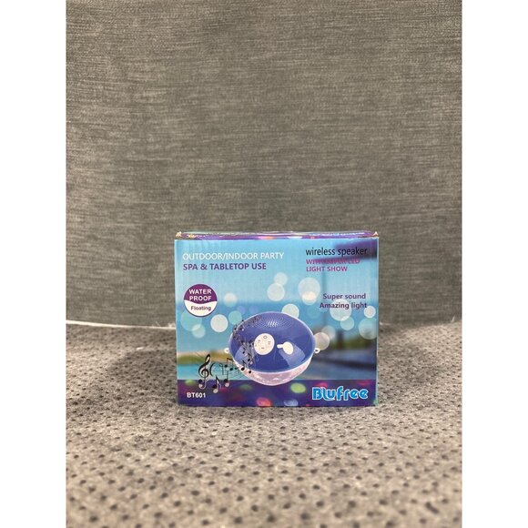 Wireless Waterproof Floating Speaker For Indoor/OutdoorAmazing Light Bluetooth - Picture 2 of 12